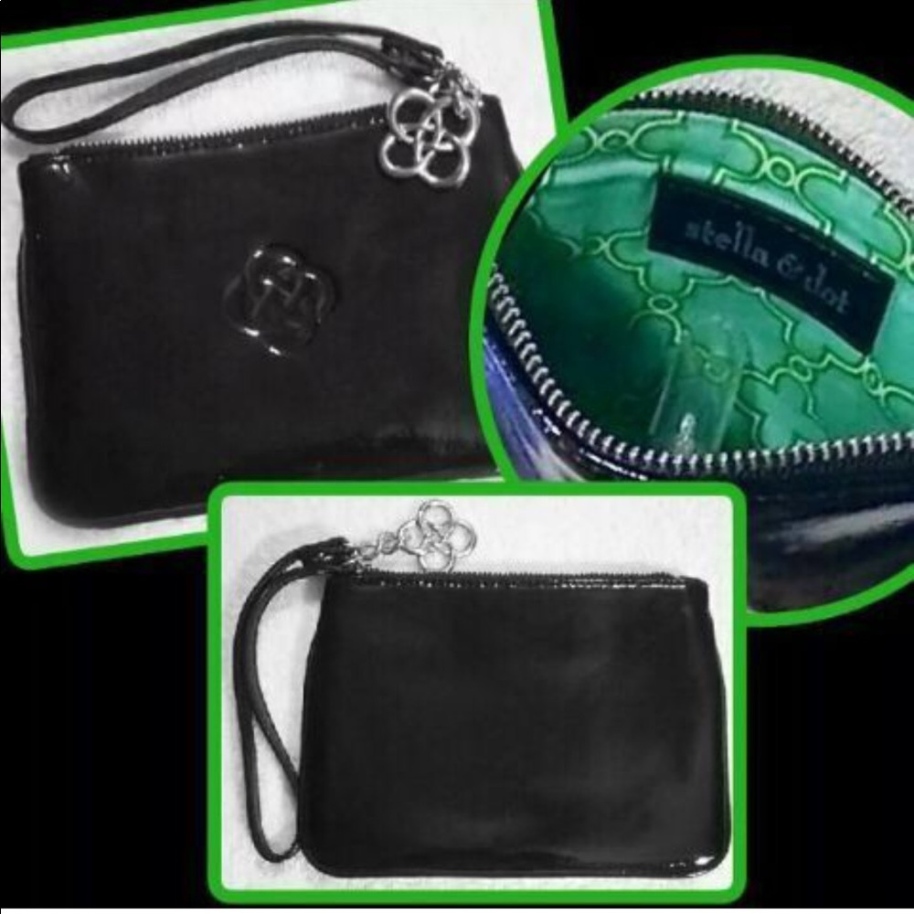 Stella & Dot Patent Leather Wristlet